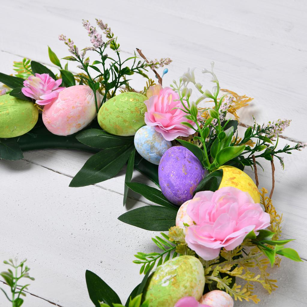 Easter Egg Easter Egg Wreath Pendant Valentine'S Day Easter Decoration Home Window Door Hanging