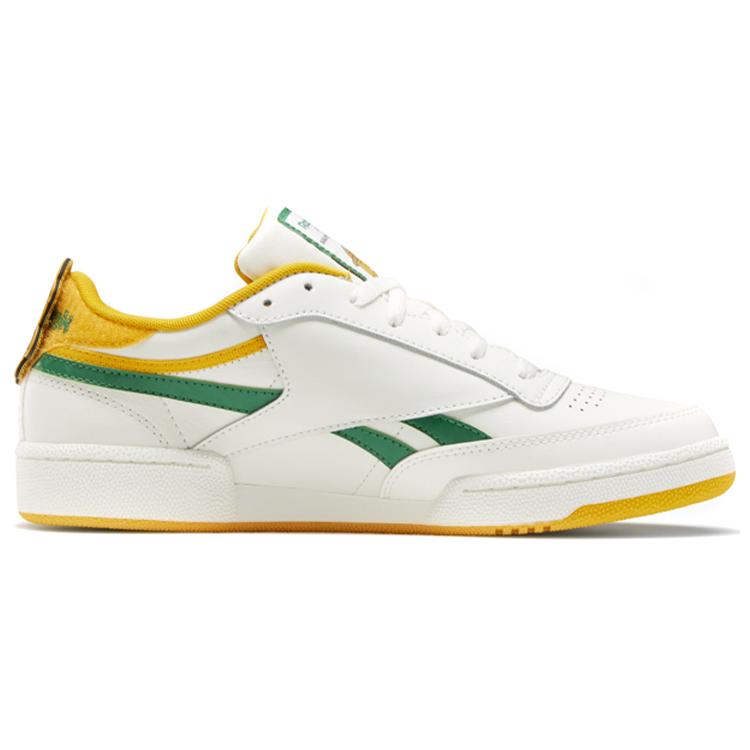 Reebok Kakao X Reebok Club C Cozy Wear Resistant Skate Shoes White Green Unisex 'White Green' GV8583