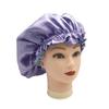 100% Silk Hair Weave Bonnet Satin Designer Bonnets Double Layer Hair Bonnets