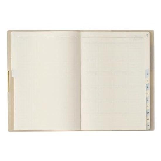 Nolty Peijem Diary 2027 B6 Monthly Glace Ivory 2516 (Starts December 2026)