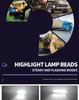 Car LED Ultra-thin Single Row 9W Work Light for Off-road Vehicle Roof & Fog Light Modification