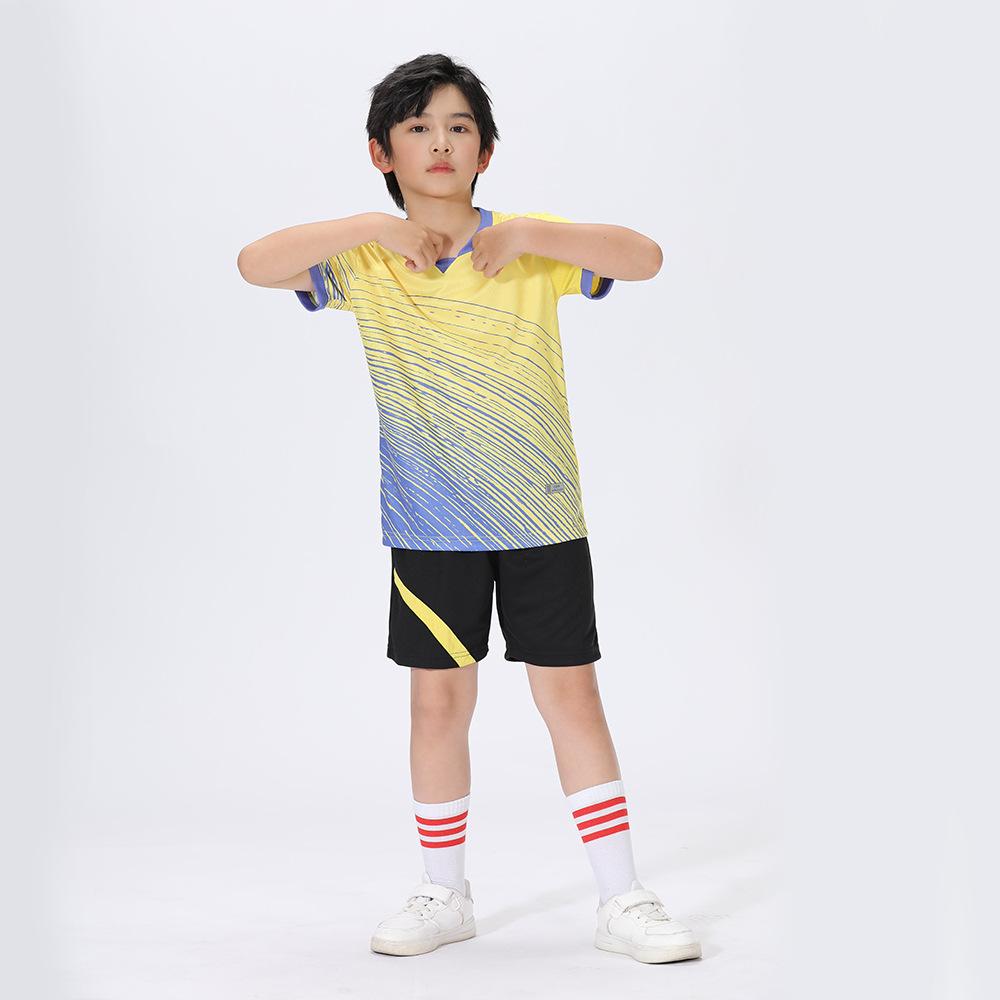 Children'S Sports Suit, Quick-Drying Clothes, Training Clothes, Short-Sleeved Football, Basketball Sports Fitness Pants Suit, Summer Printable Number