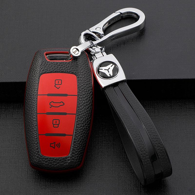PENTRU Great Wall Haval Hover H1 H4 H6 H7 H8 H9 GMW Coupe TPU Leahter telecomandă mașină cu 4 butoane capac pentru chei Carcasă Suport geantă Shell