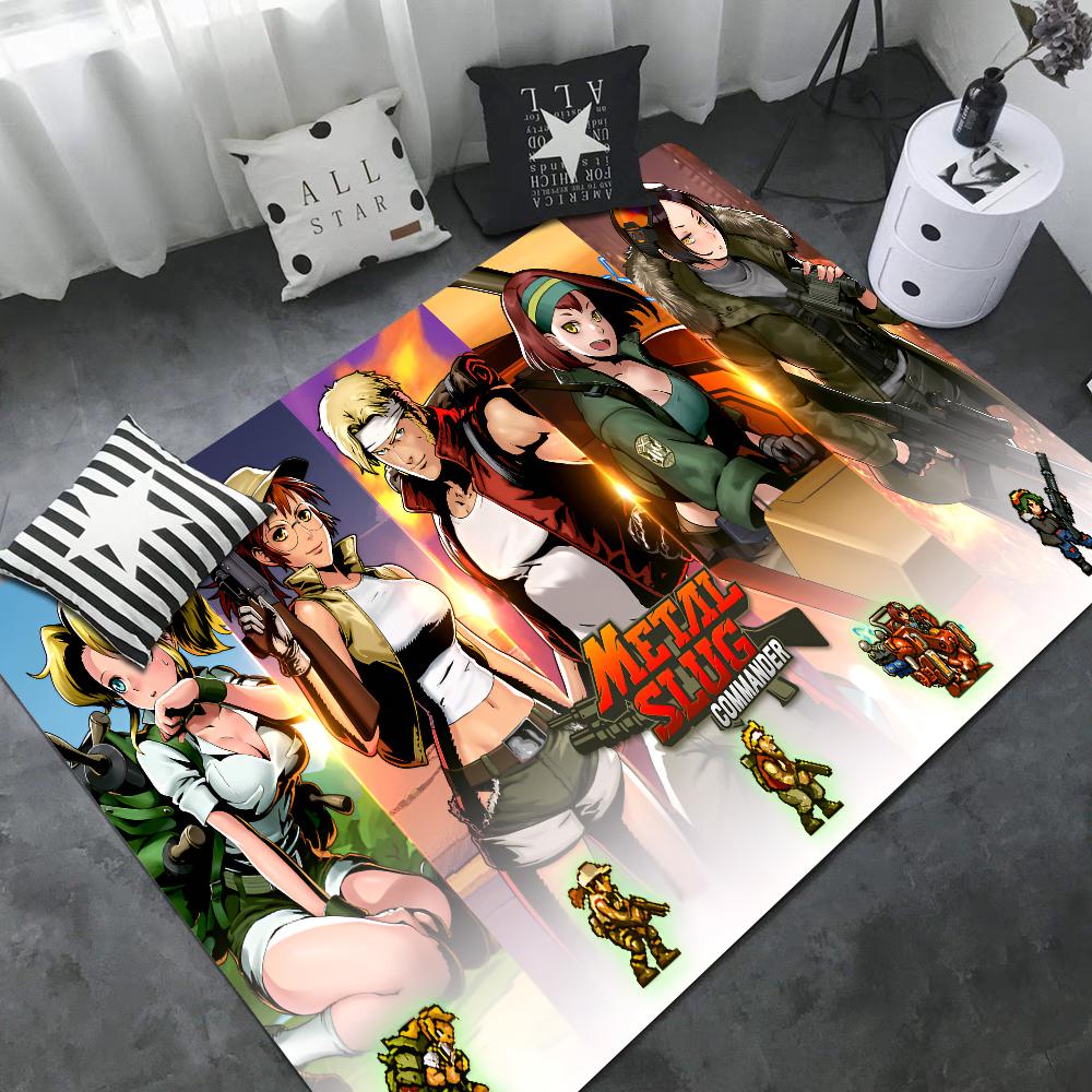 Retro Game Metal Slug Long Rugs Nordic Style Home Doormat Bathroom-Toilet Mats Bedroom Modern Home Decor