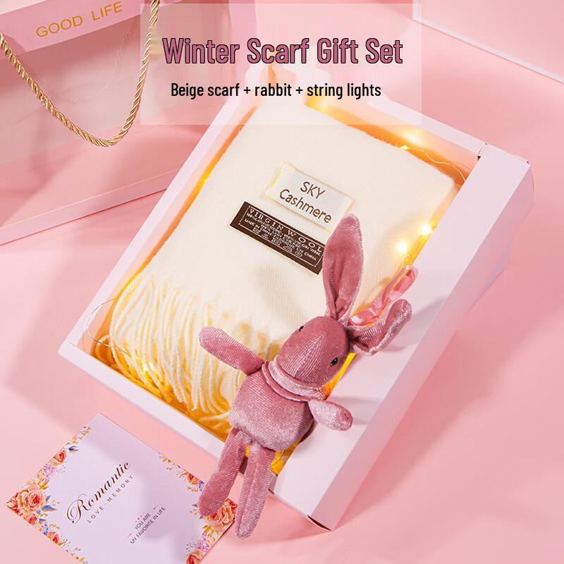 Set cadou fular gros și cald de iarnă