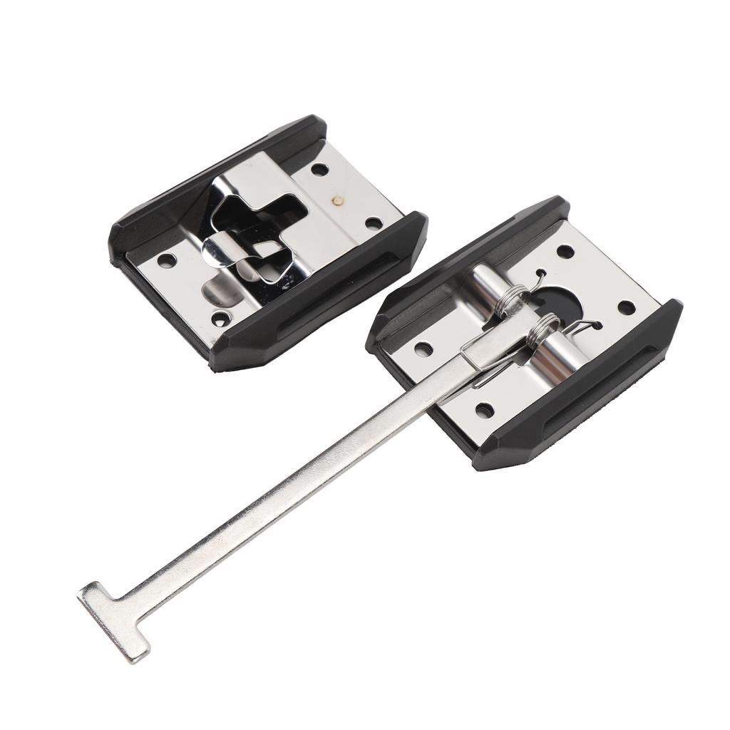 RV Trailer Door Holder Stainless Steel T Style Entry Door Catch Exterior Door Hold Hook and Keeper for Campervan