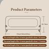1pcFoldable Baby Bed Guardrail Bedroom Railings for Children Sleeping Protective Barrier Anti-Fall Bed Safety Rails Infant Fence