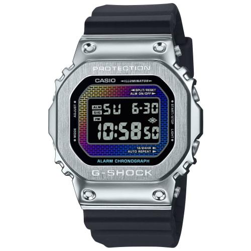 Casio G-Shock Watch, Metal Covered, Made with Biomass Plastic, GM-5600RW-1JF, Men's, Black
