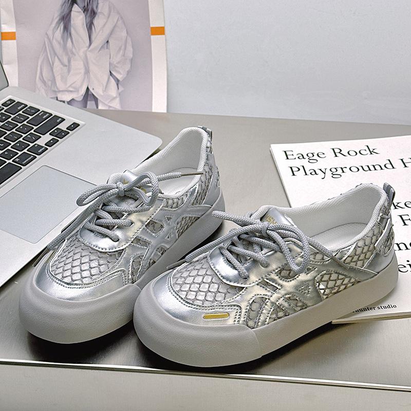 66 thick bottom mesh breathable women's new fashion soft bottom comfortable and light sports and leisure