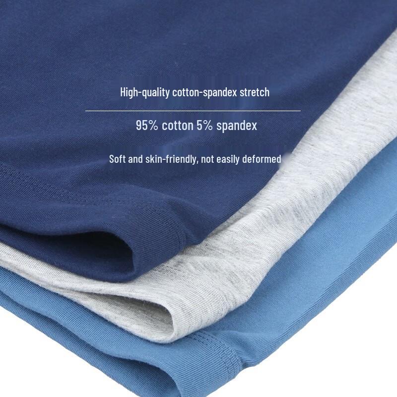 BXMAN Men's Cotton Boxer Briefs 3-Pack