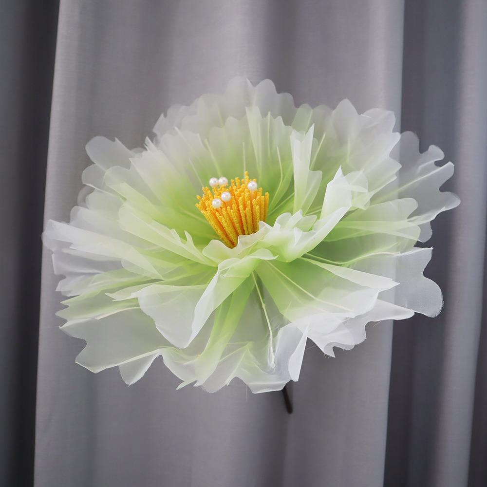 New 40/50cm Artificial Peony Flower Outdoor Layered Fluffy Petals Large Flower Head Silk Fake Flowers Floor Display