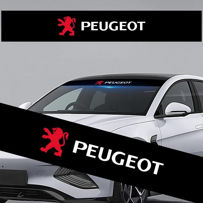 Para Coche Peugeot Pegatinas para Parabrisas Delantero Pegatinas Decorativas Delanteras y Traseras Pegatina Para Peugeot 206 207 307 3008 2008 308 407 408