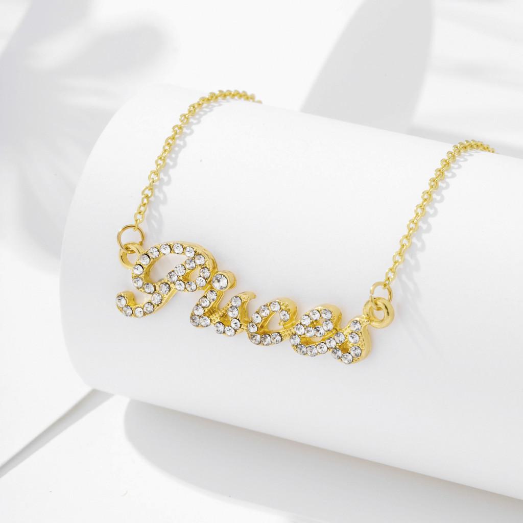 Beautifully Alloy Crafted Moon And Leaf Pendant Necklace With Dazzling Embellishments Rhinestone