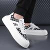 Fashion British Style Men Comfy Designer Lace-Up Shoes Brand Genuine Leather Thick Bottom Board Shoes2025New Fashion Casual Walking Shoe