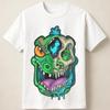 Reptar Dino Skull Cartoon Graffiti Unisex T-Shirt Unisex T-Shirt