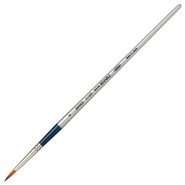 

Holbein Watercolor Paint Brush Resable 3100R Round 4 203224 No.