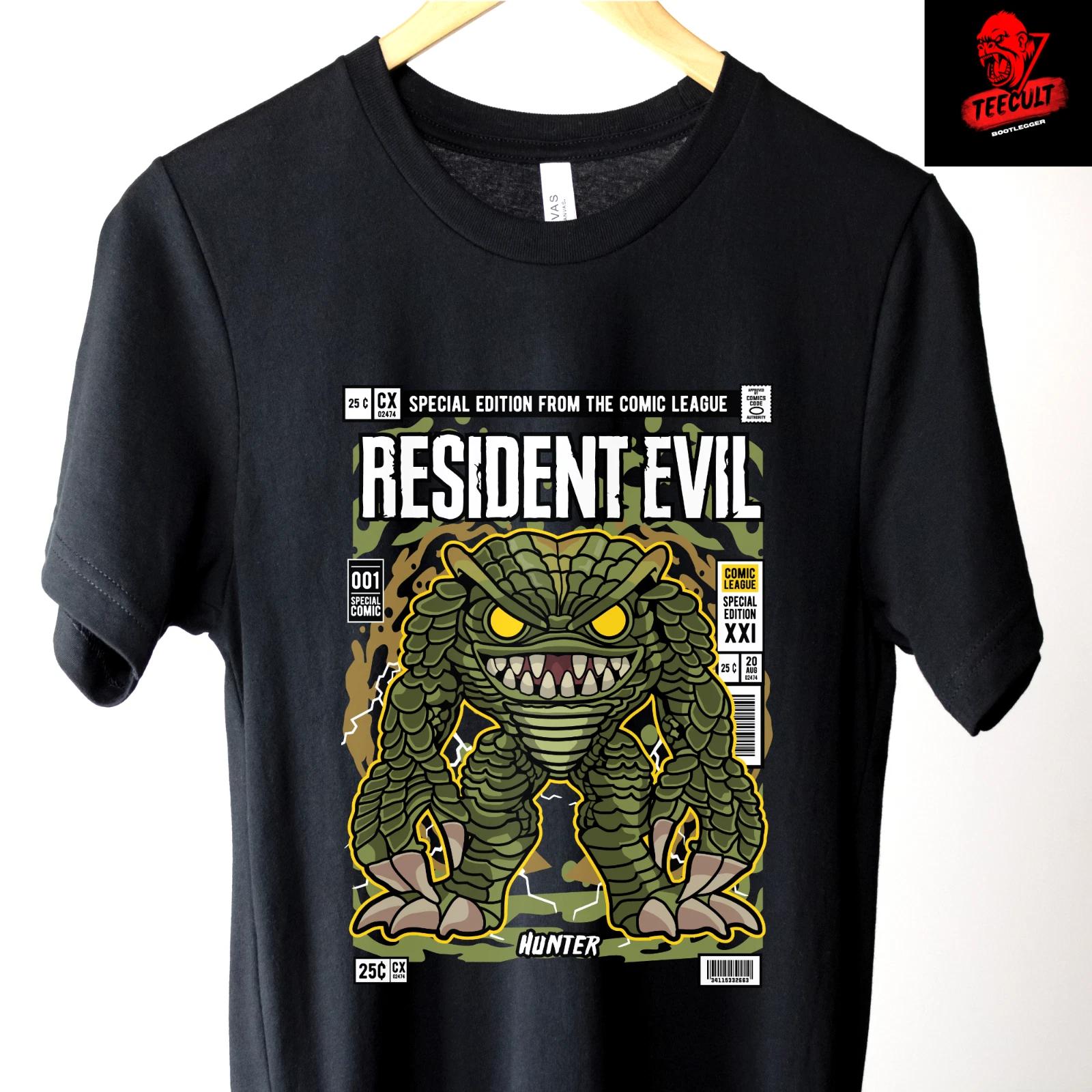 Men s and Women s T-shirts Resident Evil The Hunters / FUNKO POP Movie Tee Unisex M