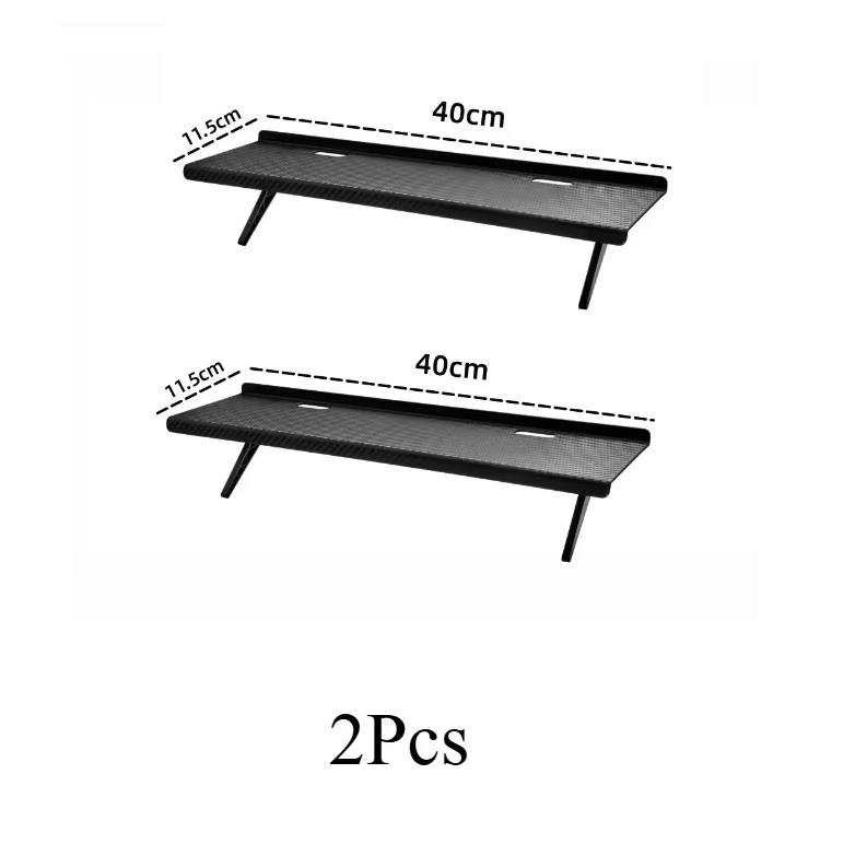 2 Stück Bildschirm-Top-Aufbewahrungsregal Halterständer TV-Monitor-Organizer Praktische Home-Aufbewahrung Computer-Büro Multifunktionaler Organizer