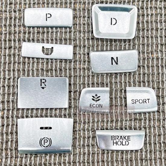 Interior Gear Shift Box Panel Button Sequin Cover Fit For Honda Accord 2018-