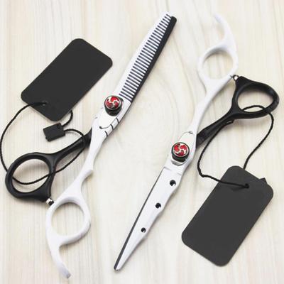 Professionelle 6 Zoll Weißes Haar Schneideschere Haarschnitt Ausdünnung Friseur Makas Haarschneideschere Friseurschere