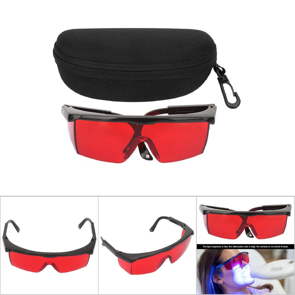 Portable PC Eye Laser Protection Glasses Laser Safety Anti laser Glasses(Red)