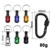 6pc Color Keychain Quick Change Extension Rod 1/4 Hexagonal Handle Screwdriver Head Quick Release Sleeve Conversion Rod Tool Set