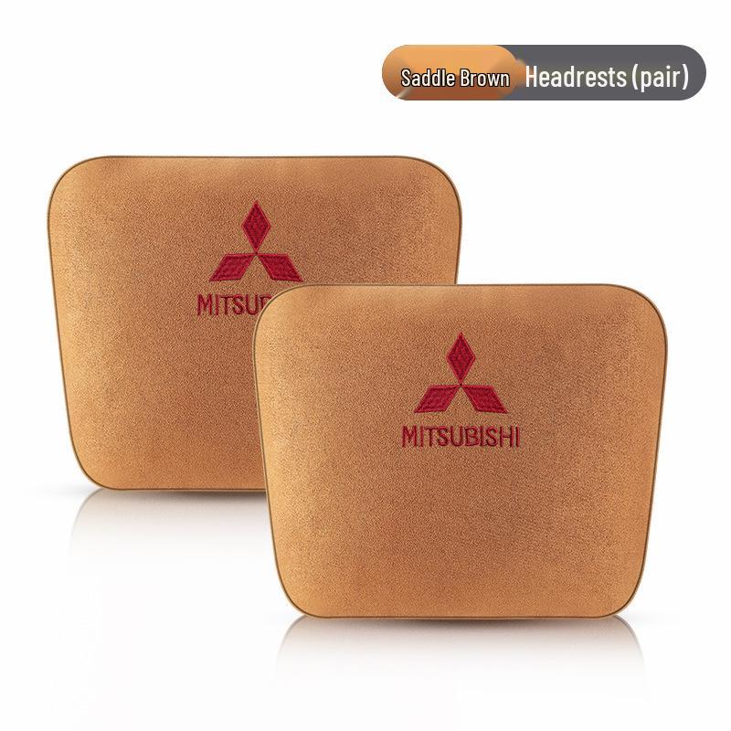 Mitsubishi-Compatible Car Headrest and Lumbar Support Pillow, Maybach Style