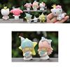 6pcs Sanrio Hellokitty Kuromi Littletwinstars Figures For Cake Decorations
