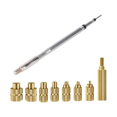 Metal Embedded Thread Insertion Kits Professional Hot Melt Insets Nut 2mm-8mm Insert Soldering Iron Tip Head Enduring