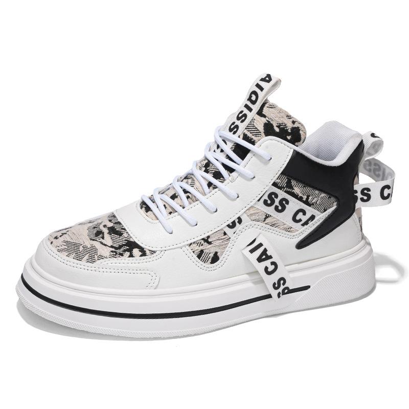 

Student Canvas Shoes Youth High Bang Sports Leisure Small Size Casual 46 білий