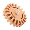 Rubber Eraser Wheel Adhesive Pinstripe Removal Tool for Paint Chrome Windows Metal Finishes Cars