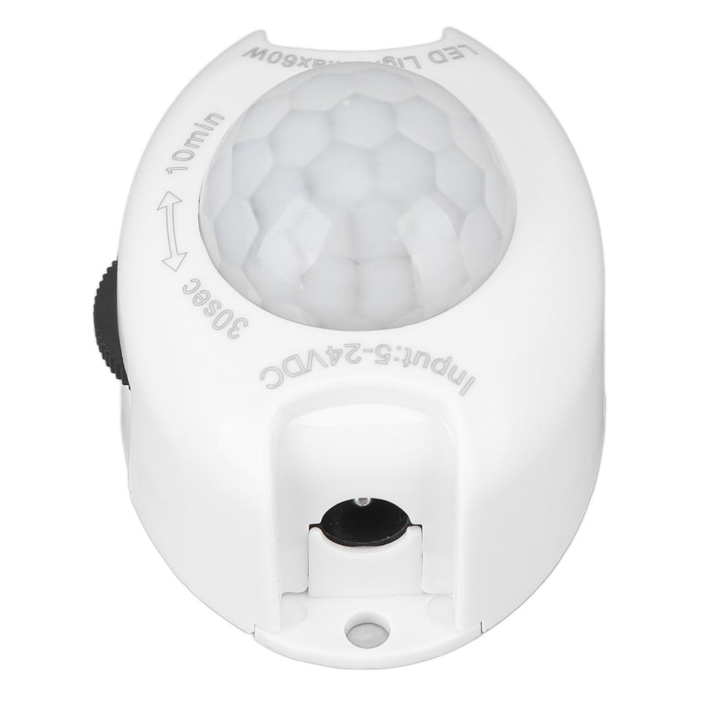 DC Plug Human Body Induction Switch Infrared Adjustable LED Light Strip Detector Switch 5‑24V 60W