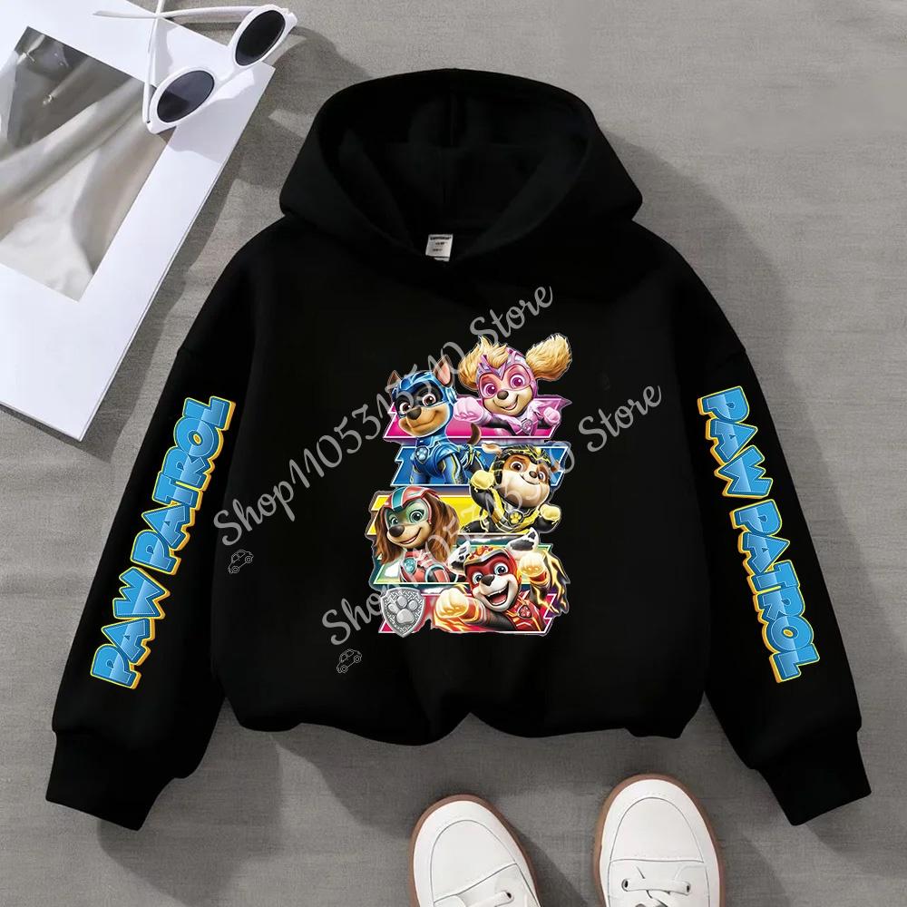PAW Patrols Cartoon Chase Skye Kids Sweatshirt Printed Hoodie Trendy Long Sleeve Hoodies Girls Tops Clothing Boys Clothes Gifts