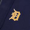 MLB Detroit Tigers Logo Print Hooded Zip Jacket Men Jackets Blue 3ATRB0426-46NYD