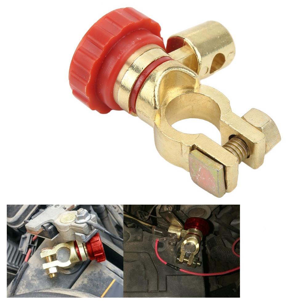 100A Battery Disconnect Switch for Vehicle Power Isolation Easy Operation Tighten Nut 4 5 Turns L Type Rotary Inches/cm