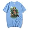 Anime ONE PIECE Roronoa Zoro Manga Graphic T Shirt Cartoon Printed Summer T-shirt Mens Women Casual Cotton Tee Shirt Oversized Streetwear Tops
