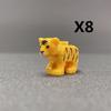 MOC Bricks Tiger City Zoo Pet Accessories Figures Farm Zoo DIY Dolls Educational Assembled Toys For Children