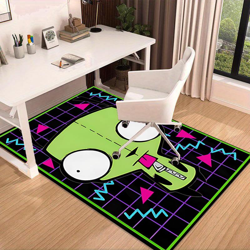 Alien Invasion Pattern Carpet, Chair Rug,Rug for Office Bedroom living rooms, Doormat decor Fan Gift Christmas Gift