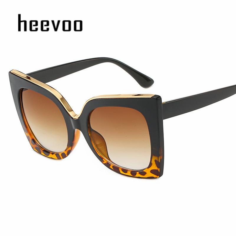 Fashion Butterfly Oversized Sunglasses For Lady Luxury Brand Designer Oversized Cat Eye Sunglasses Women Trend Glasses Uv400