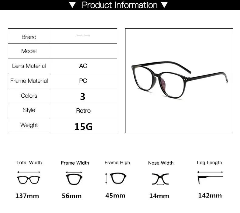 Transparent Reading Glasses Anti-Blue Light Women Men Computer Presbyopia Hyperopia Reading Eyeglasses+1.0+4.0