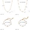 Style Heart Pearl Necklace For Women With Star Pendant And Olink Chain