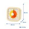 Nbdeal Study Timer - Quiet 60-Minute Countdown Timer (9.5 x 9.5 x 4 cm) Visual Time Display Improves Concentration! For Kids and Adults (Beige)