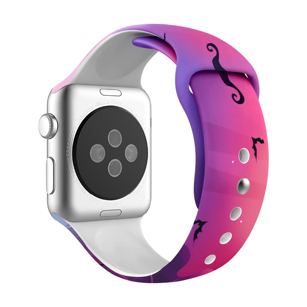 

Ремешок для Apple Watch Ultra2 на Хэллоуин 44 мм 40 мм 45 мм 41 мм 38 мм 42 мм 49 мм Печатный браслет для iWatch Ultra series 9 8 SE 7 6 5 4 Band 42mm 44mm 45mm 49mm морилка 19 красный