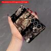 2DFlat Samsung Phone Case Leopard Eyes & Lilies Floral Design Applicable To Galaxy S22 S23 S24 S25ULTRA S26 A12 A13 A14 A15 A16