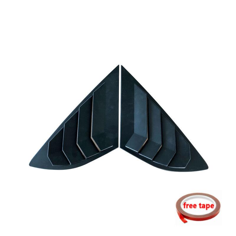 A Pair Rear Side Window Shutters For Ford Mondeo Fusion 2013 -  Side Window Protection Sticker Car Exterior Accessories