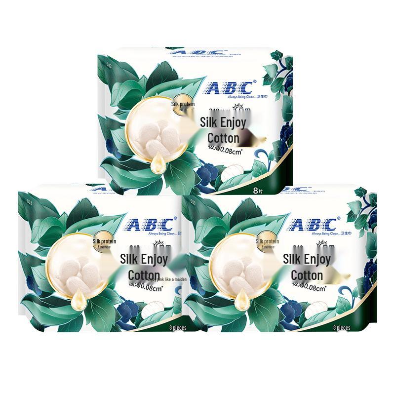 ABC Silk Cotton Natural Silk Protein Sanitary Pads