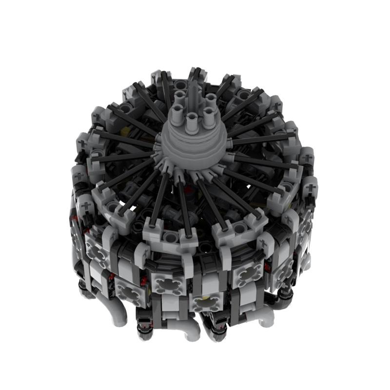 New mechanical engine MOC building block parts package DIY educational toys 584/ 223parts 60208 2850 2851 61184 2853