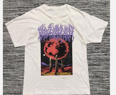 Seltene BLOOD INCANTATION Bandkollektion Weiß Größe   Shirt
