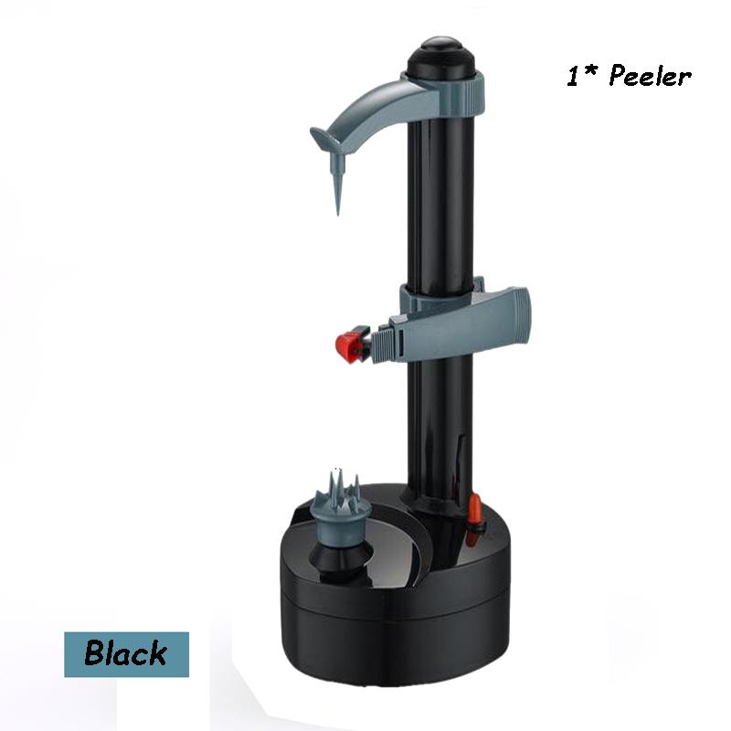2024 Electric Spiral Fruit Vegetable Potato Apple Peeler Cutter Slicer Battery Operated with Charger Eu Plug Kitchen Tool Gadget