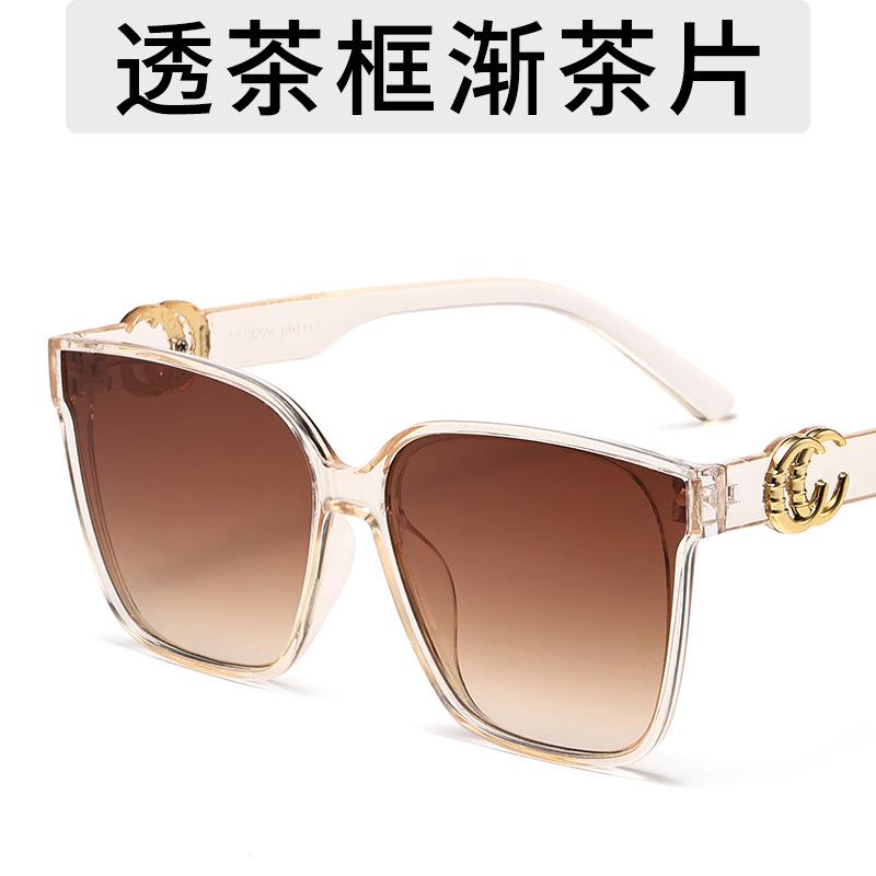 Cool Oversize Frame Women Sunglasses Luxury Square UV400 Outdoor Travel Sunshine Goggles Popular Style
